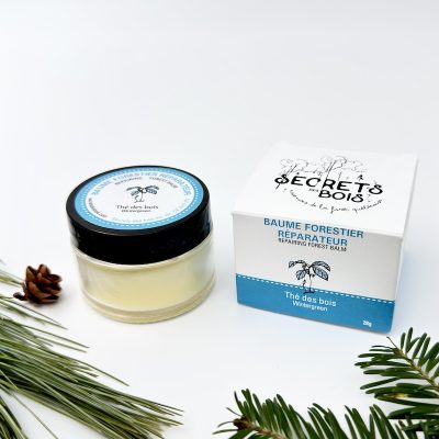 <em>Baume à mains</em><br>Thé des bois</em>